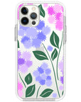 Ageratum Floral Impact iPhone Case