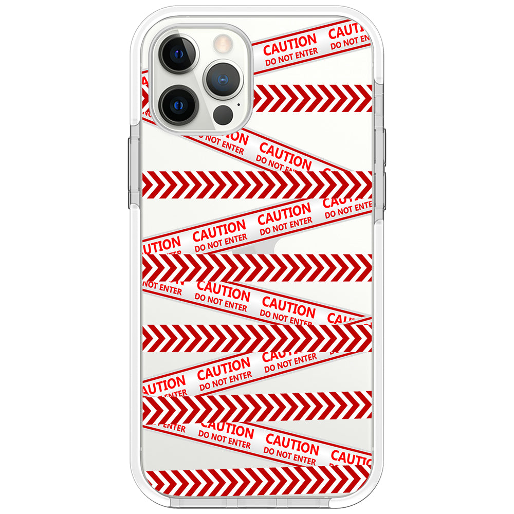 Caution Impact iPhone Case