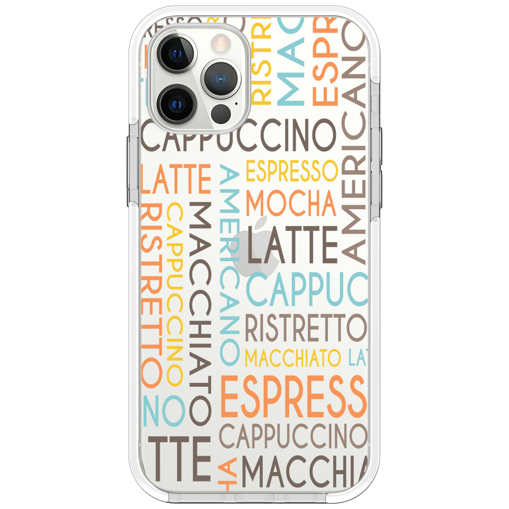 Coffee Names Impact iPhone Case