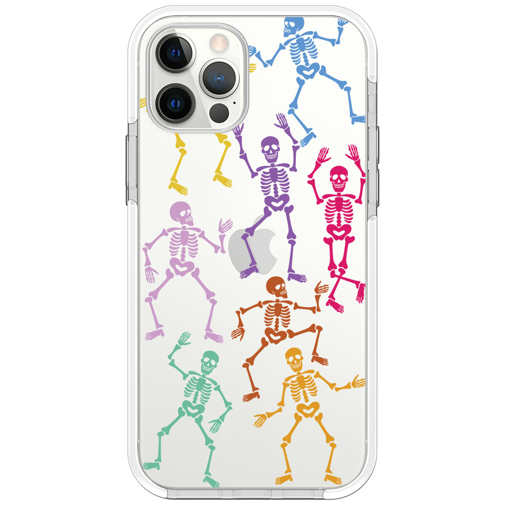 Dancing Skeleton Impact iPhone Case