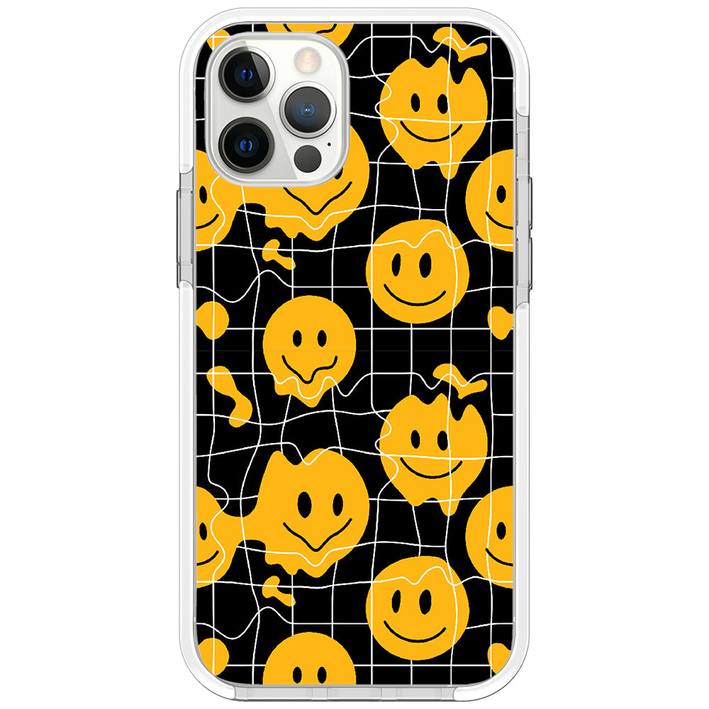 Grid Smiley  Impact iPhone Case