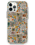 Spring Groovy Pattern Impact iPhone Case