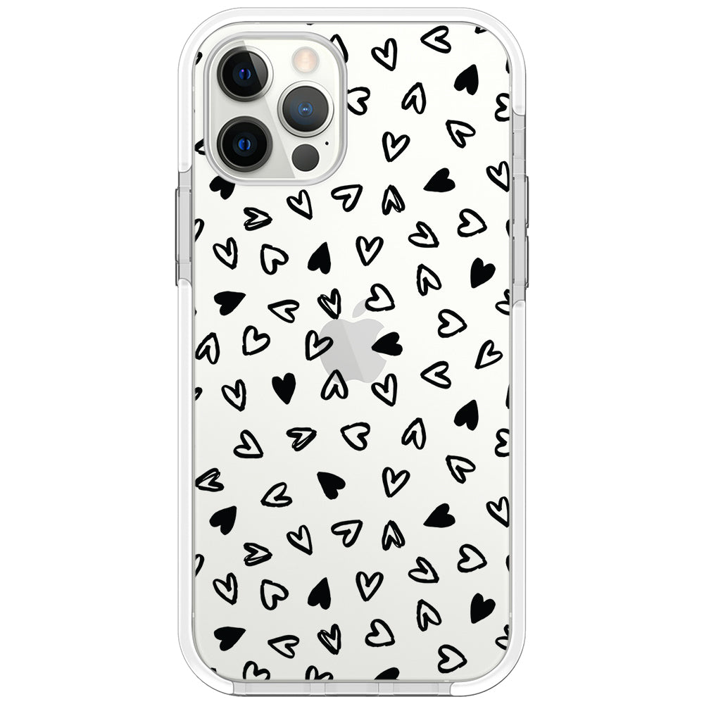 Little Hearts Impact iPhone Case