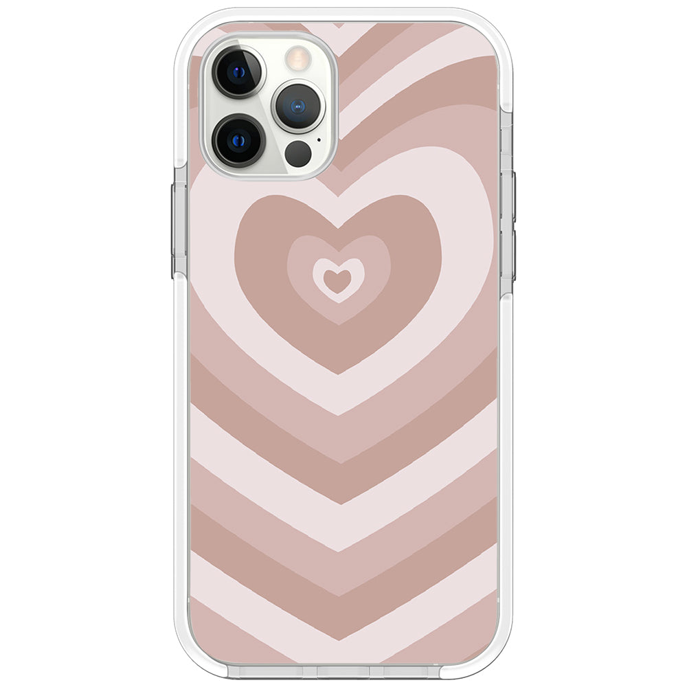 Nude Heart Impact iPhone Case