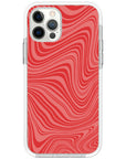 Psychedelic  Red Swirl iPhone Case