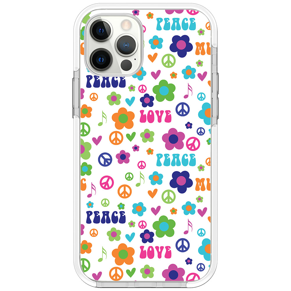 Love and Peace Impact iPhone Case