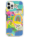 Rainbow Patches Impact iPhone Case