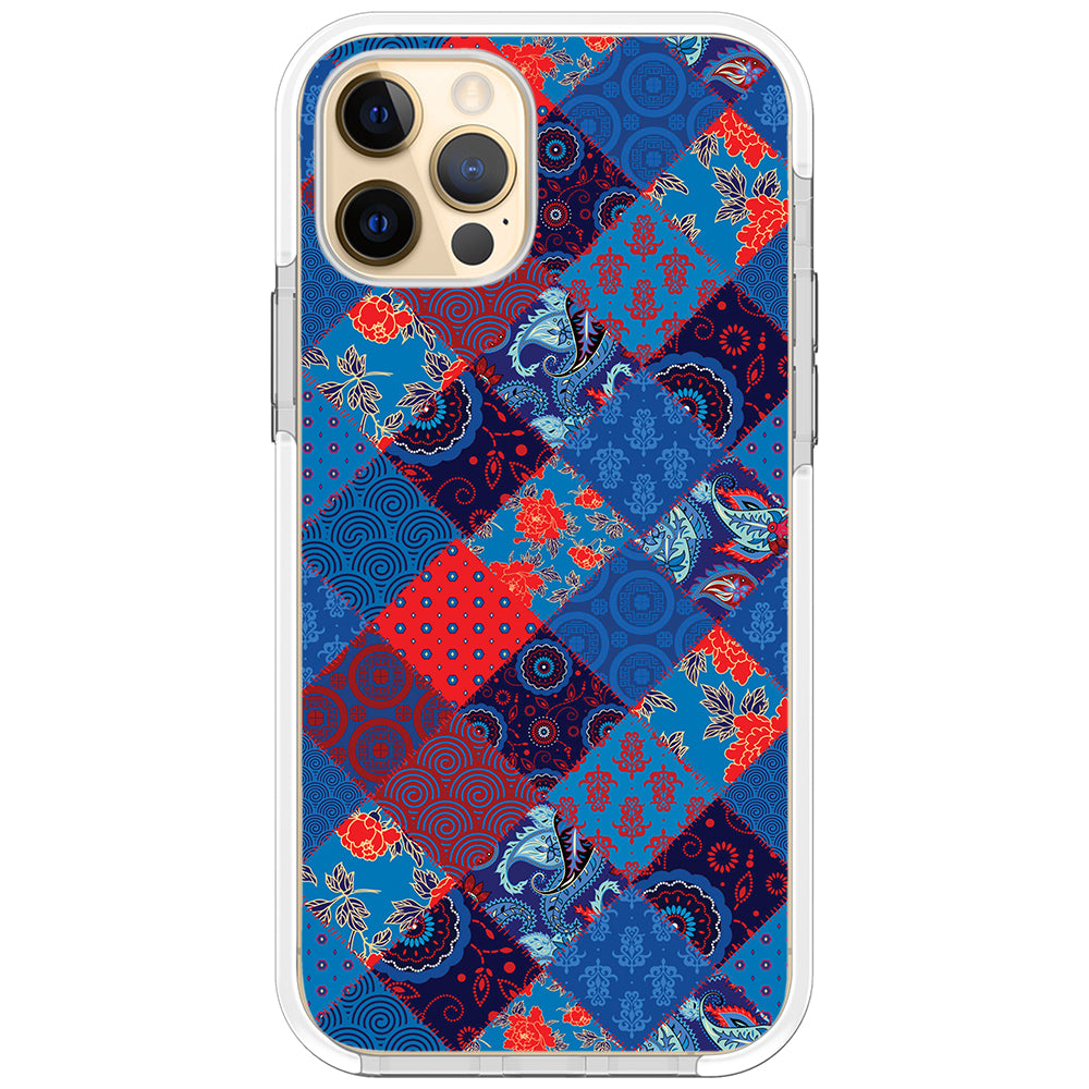 Paisley Patch Impact iPhone Case