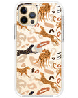 Abstract Leopard Impact iPhone Case