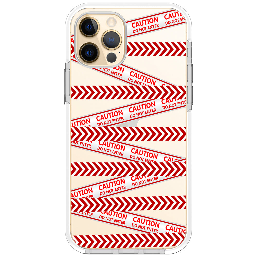 Caution Impact iPhone Case