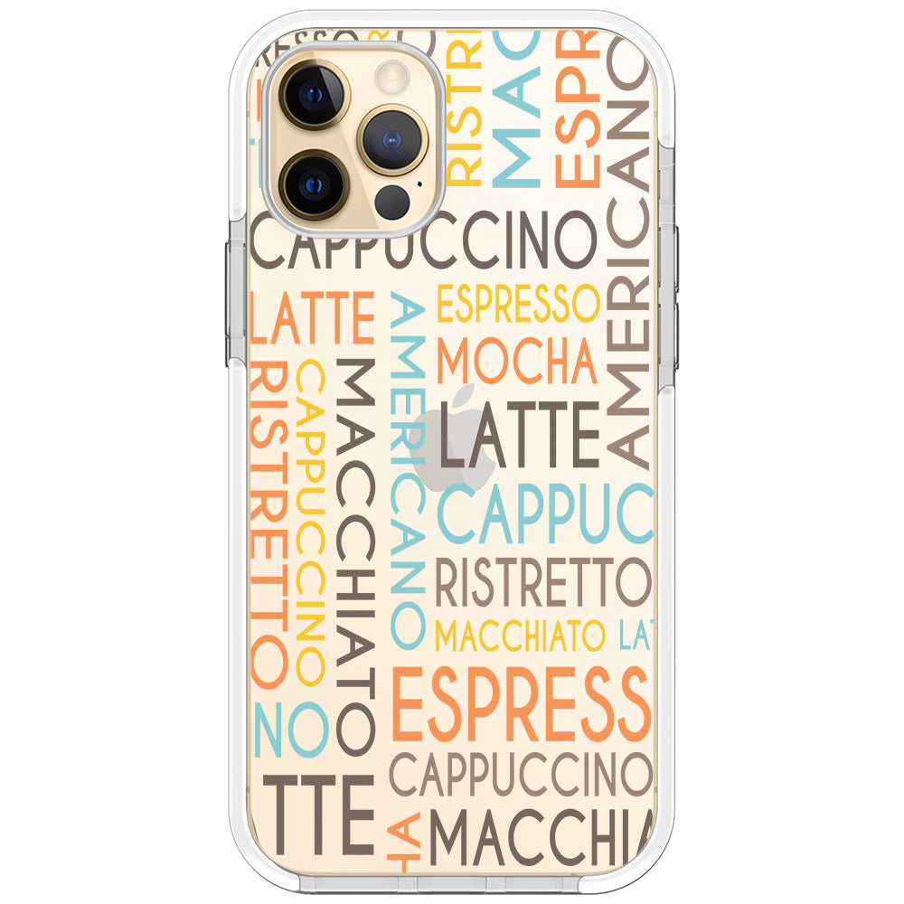 Coffee Names Impact iPhone Case