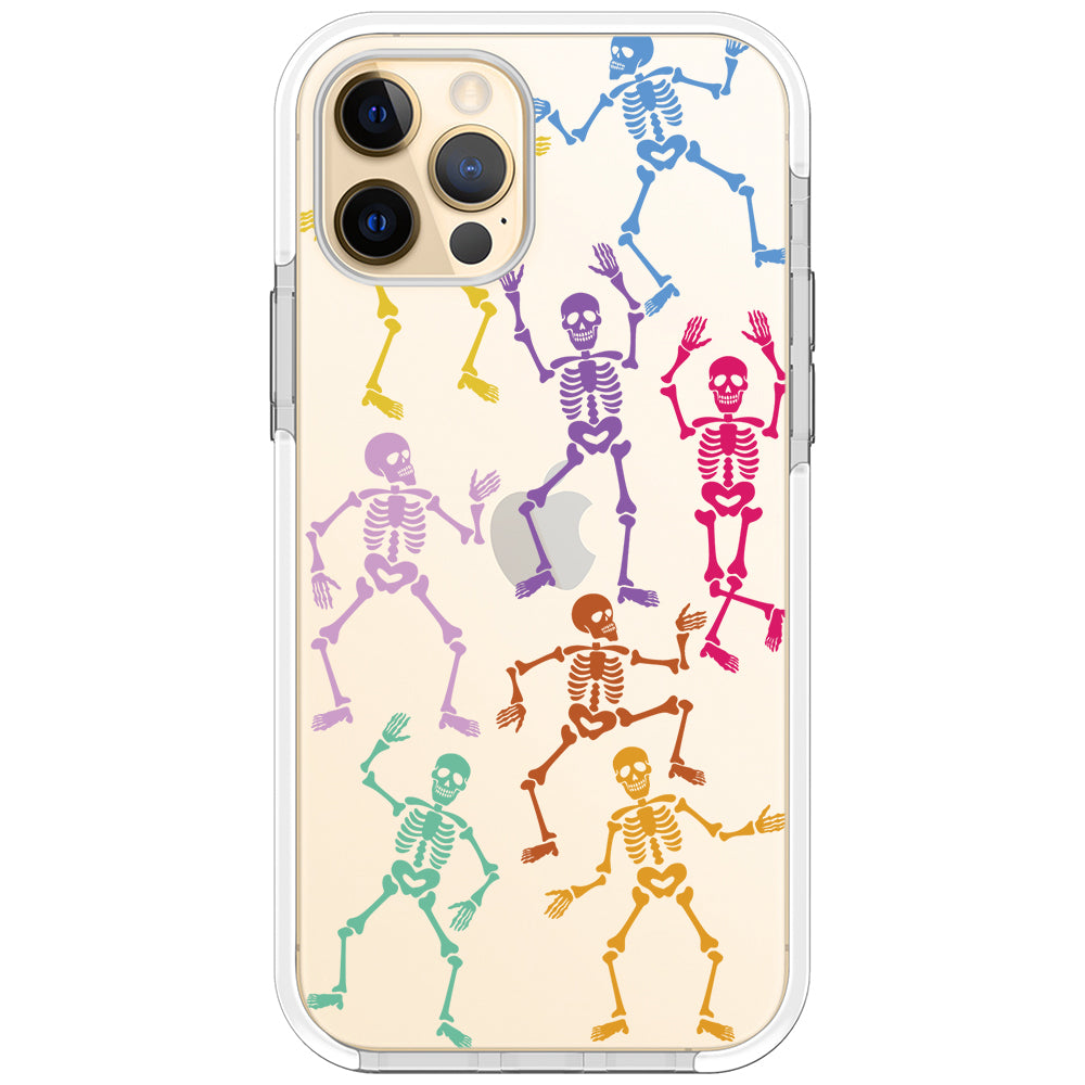 Dancing Skeleton Impact iPhone Case