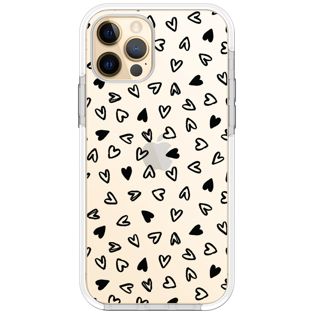 Little Hearts Impact iPhone Case