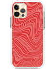 Psychedelic  Red Swirl iPhone Case