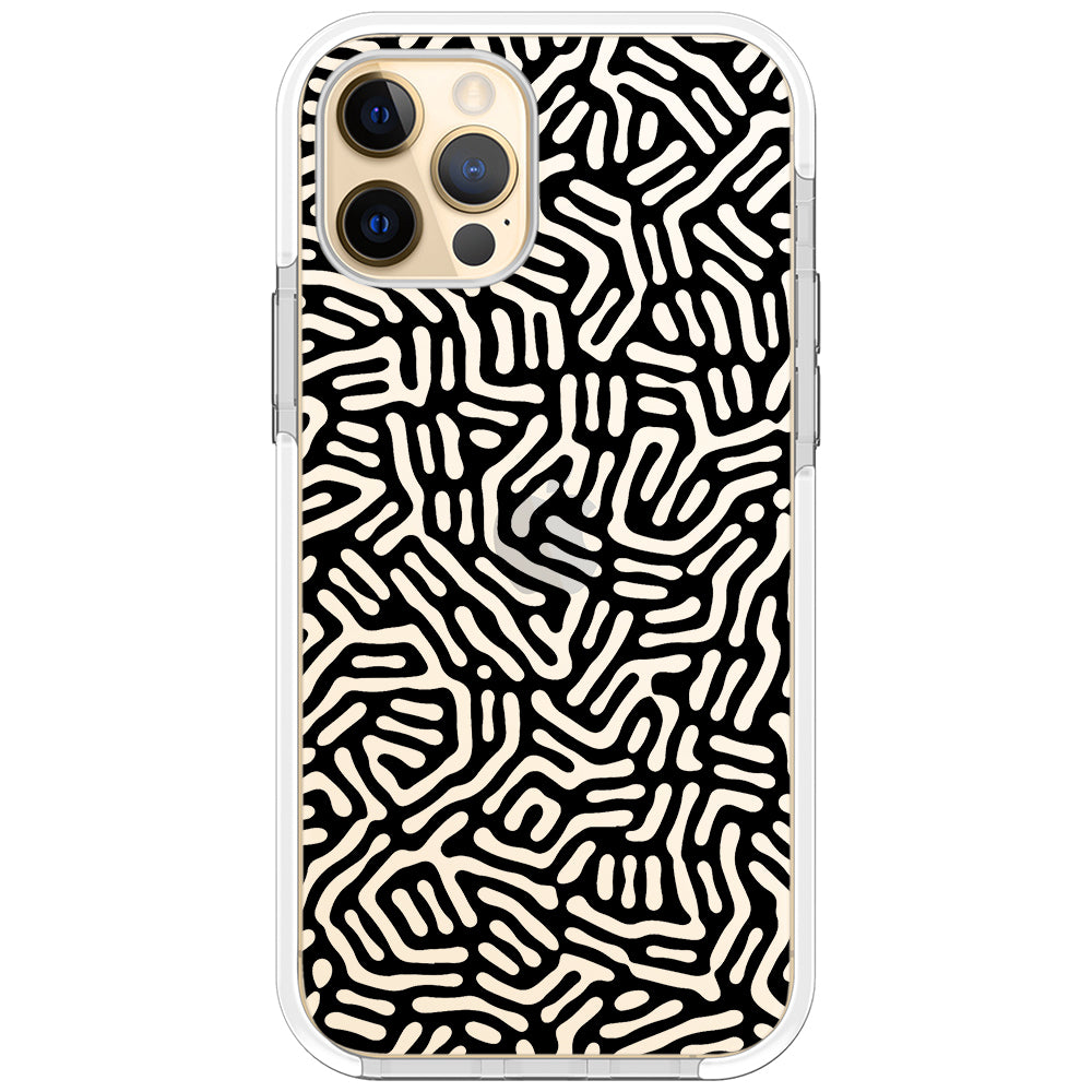 Abstract Doodle iPhone Case