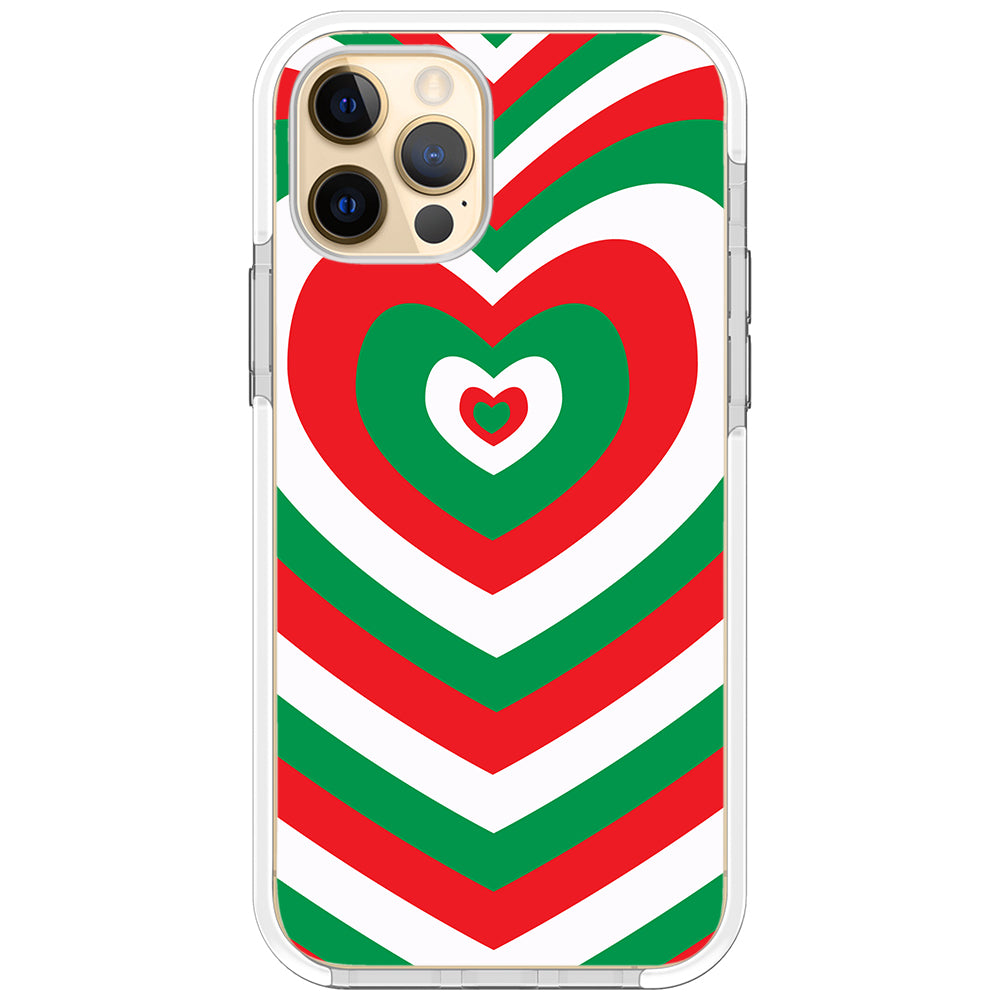 Candy Cane Impact iPhone Case