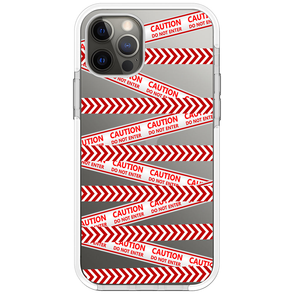 Caution Impact iPhone Case