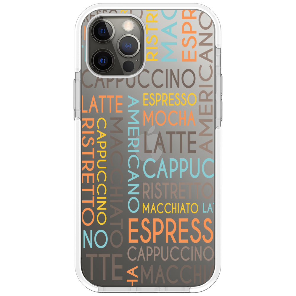 Coffee Names Impact iPhone Case