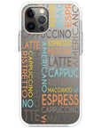 Coffee Names Impact iPhone Case