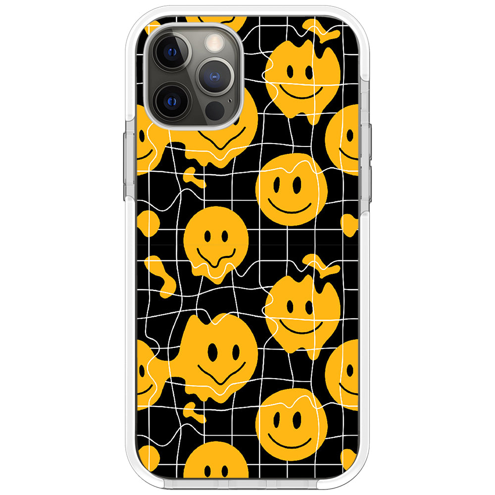 Grid Smiley  Impact iPhone Case