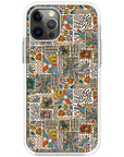 Spring Groovy Pattern Impact iPhone Case