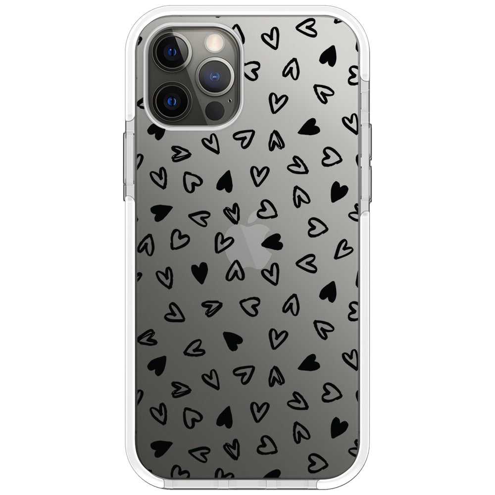 Little Hearts Impact iPhone Case