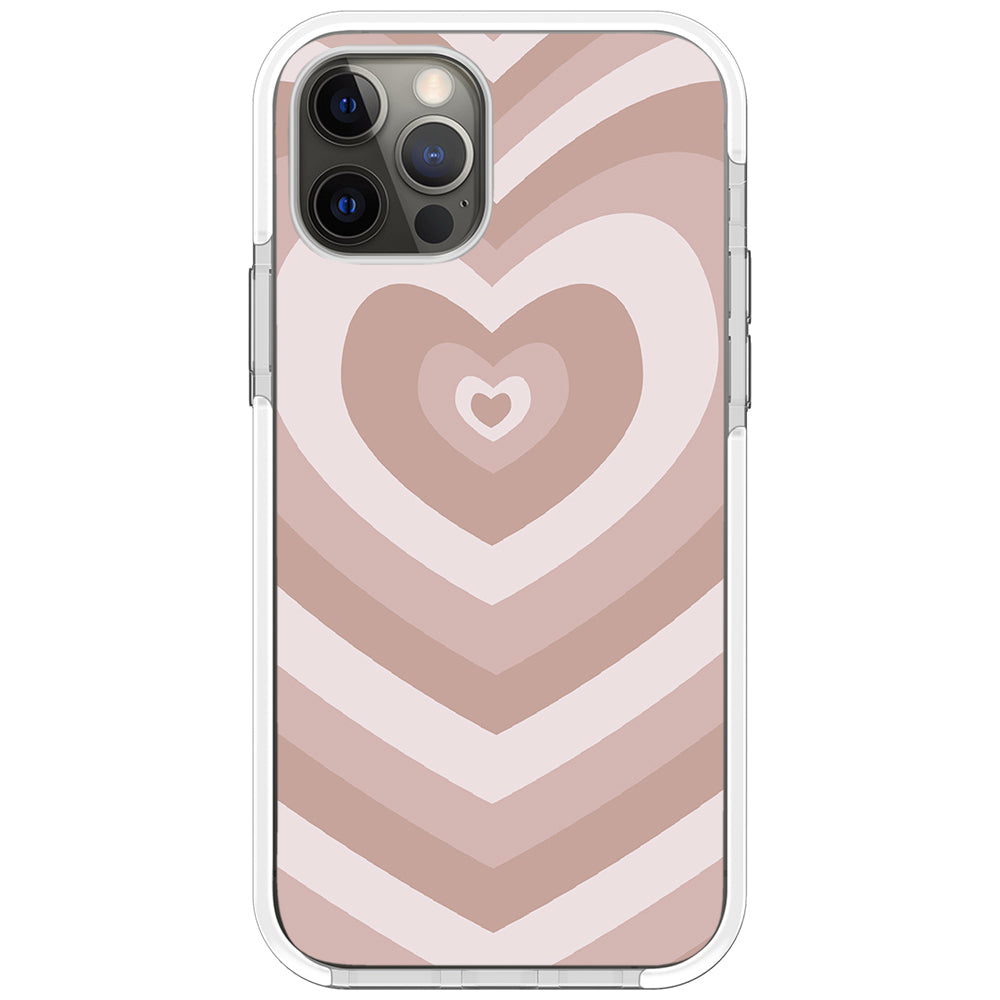 Nude Heart Impact iPhone Case