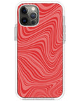 Psychedelic  Red Swirl iPhone Case