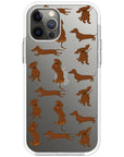 Baby Dachshund Collage Impact iPhone Case