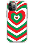 Candy Cane Impact iPhone Case