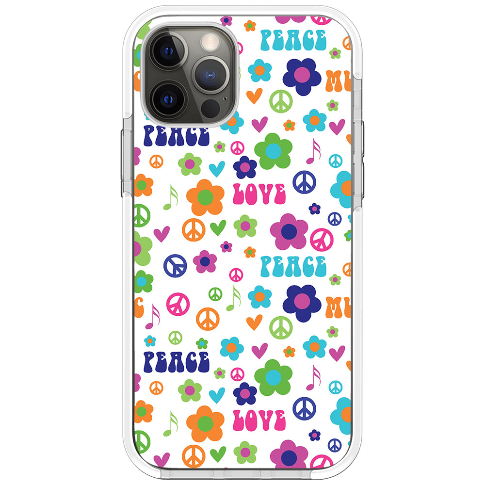 Love and Peace Impact iPhone Case