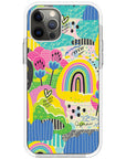 Rainbow Patches Impact iPhone Case