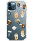 Pumpkin Spice Latte Collage iPhone Case