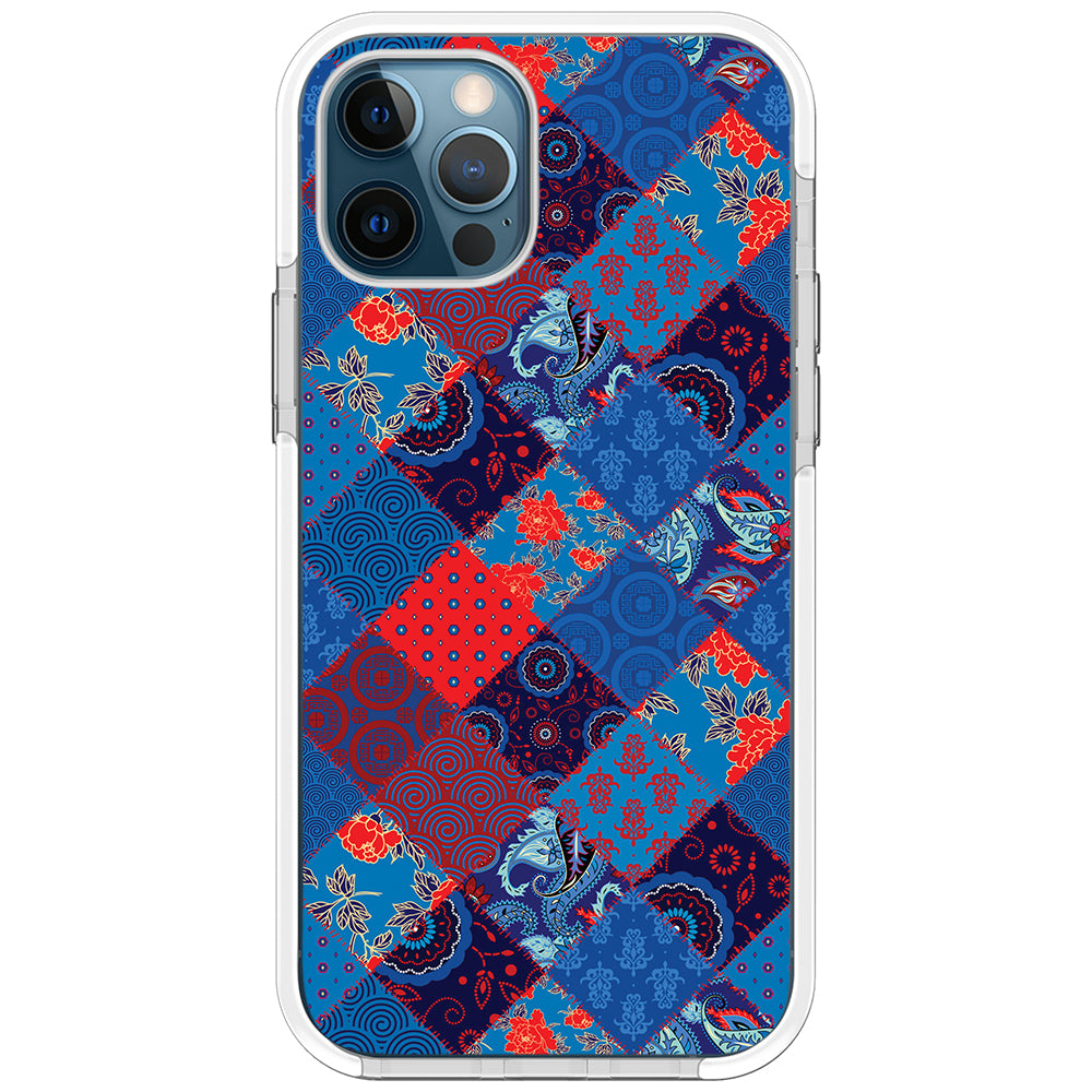 Paisley Patch Impact iPhone Case