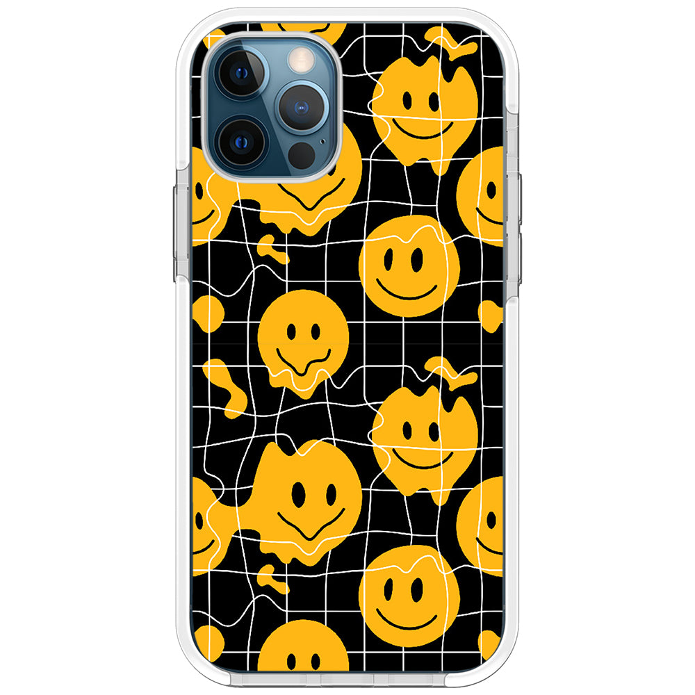 Grid Smiley  Impact iPhone Case