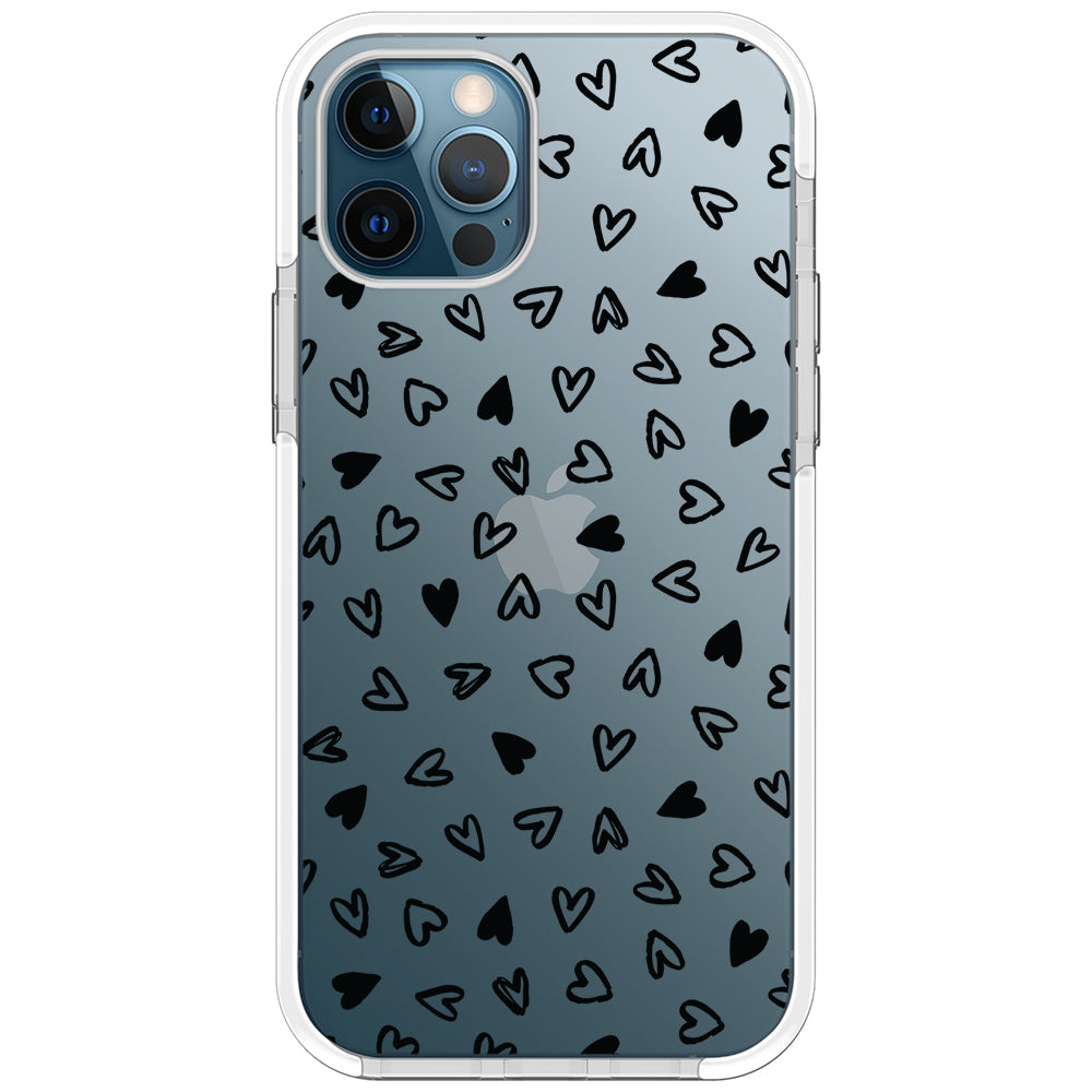 Little Hearts Impact iPhone Case