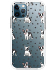 Frenchies Paws Collage Impact iPhone Case