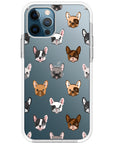 Frenchie Faces Impact iPhone Case