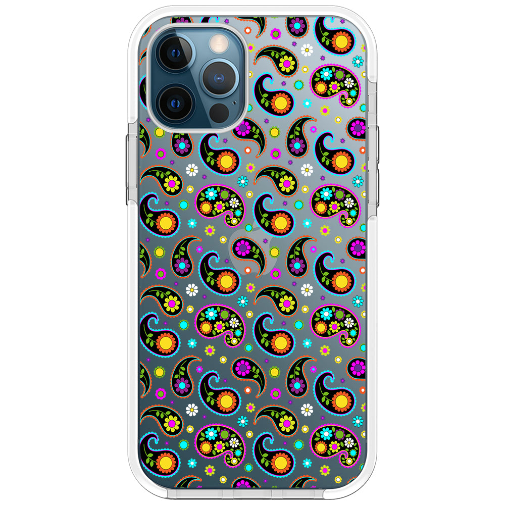 Colorful Paisley Impact iPhone Case