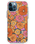 Retro Flowers Impact iPhone Case