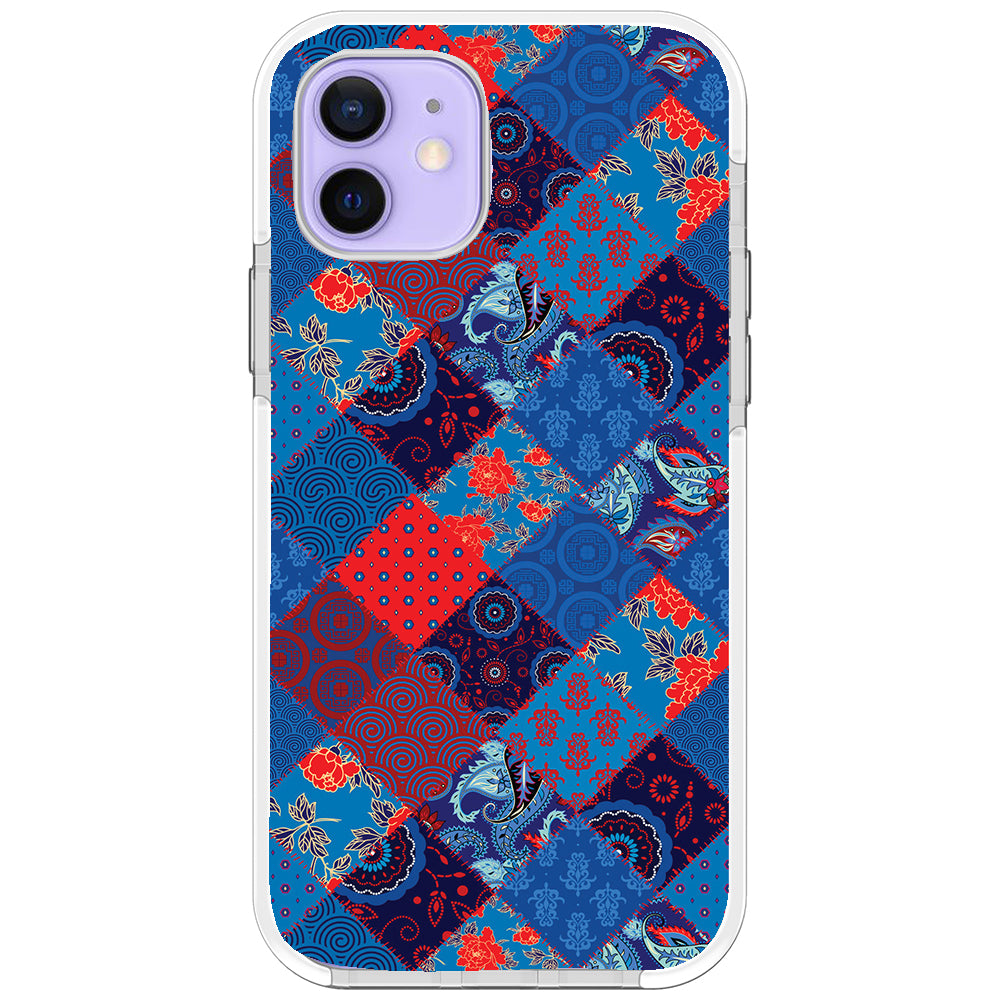 Paisley Patch Impact iPhone Case