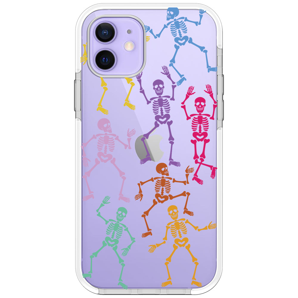 Dancing Skeleton Impact iPhone Case