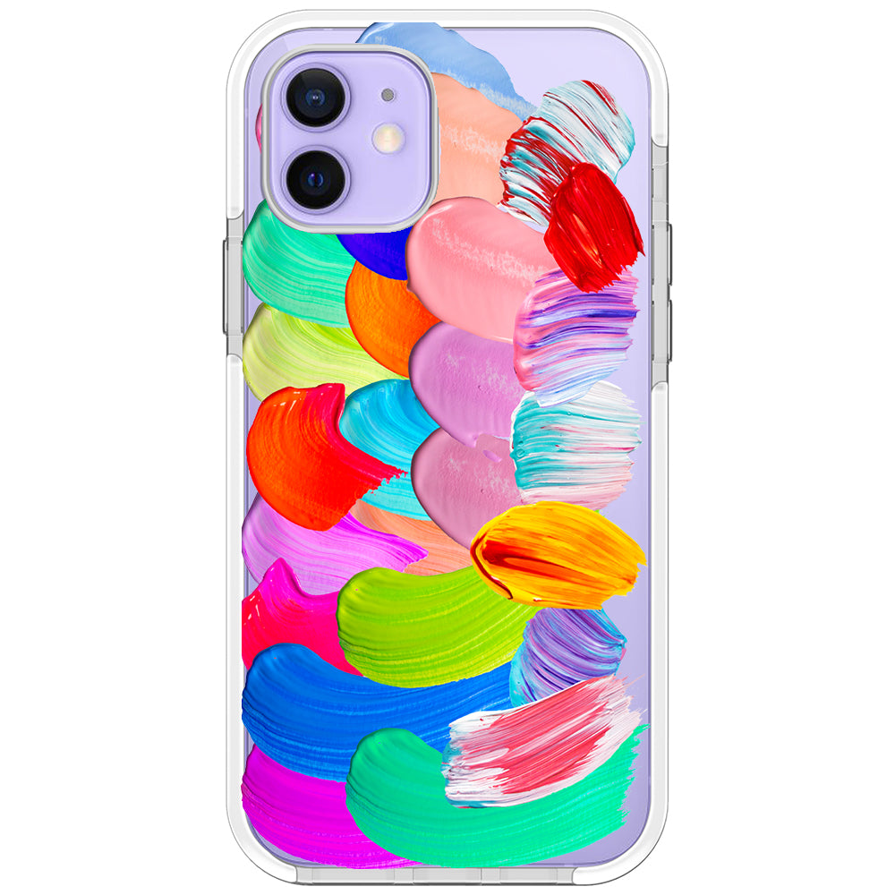 Paint Strokes Impact iPhone Case