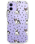 Frenchies Paws Collage Impact iPhone Case