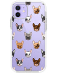 Frenchie Faces Impact iPhone Case