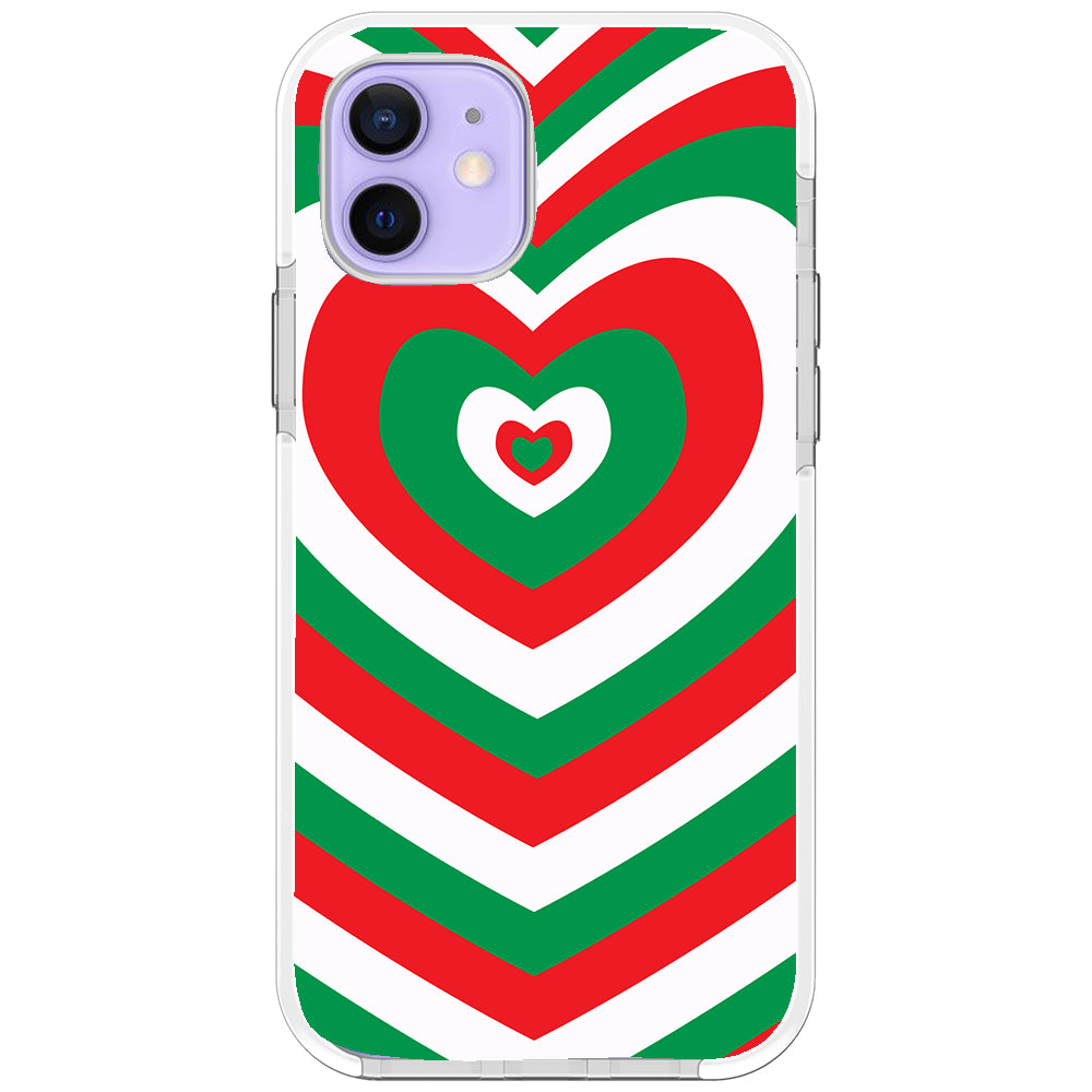 Candy Cane Impact iPhone Case