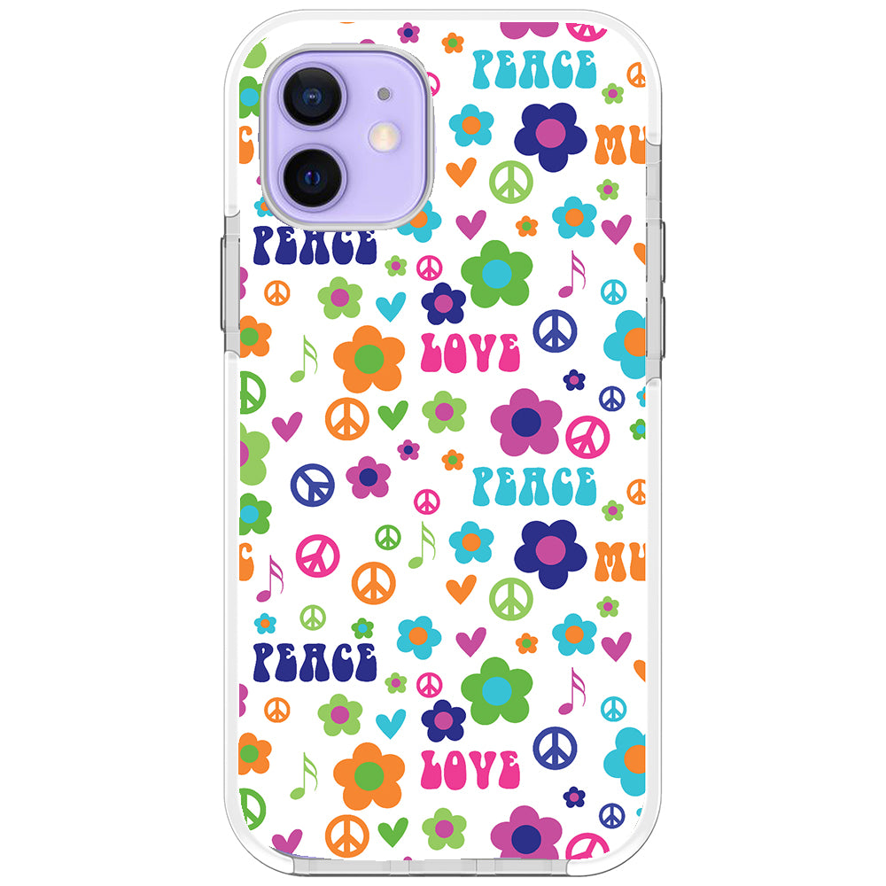 Love and Peace Impact iPhone Case