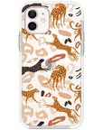 Abstract Leopard Impact iPhone Case