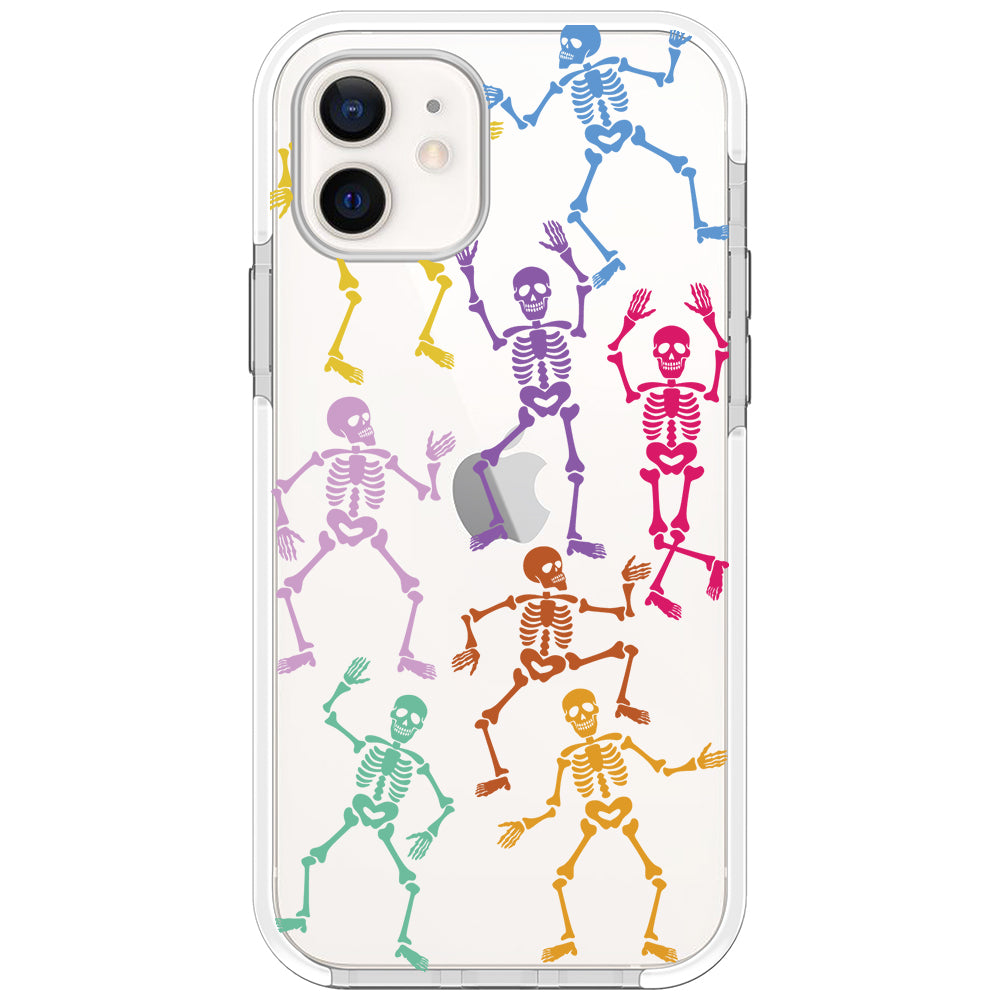 Dancing Skeleton Impact iPhone Case