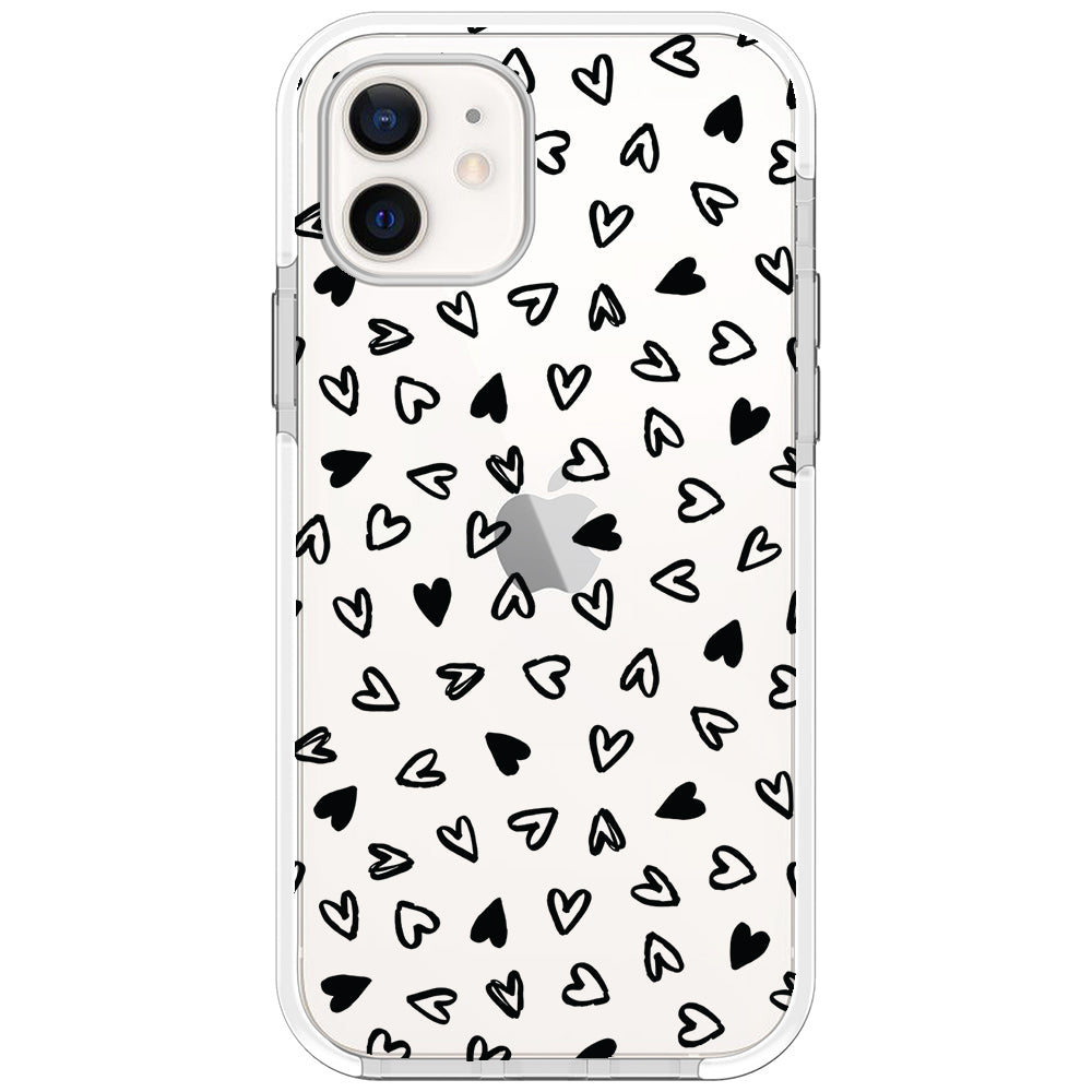 Little Hearts Impact iPhone Case